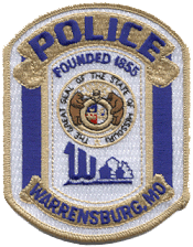 Warrensburg, MO Police Patch