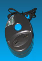 MC-383 Black Personal Alarm with Back Clip